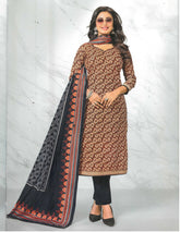 Ambarlyn Jaipur Cotton Ethnic Printed Salwar Kameez for Women with Cotton Dupatta and Pants